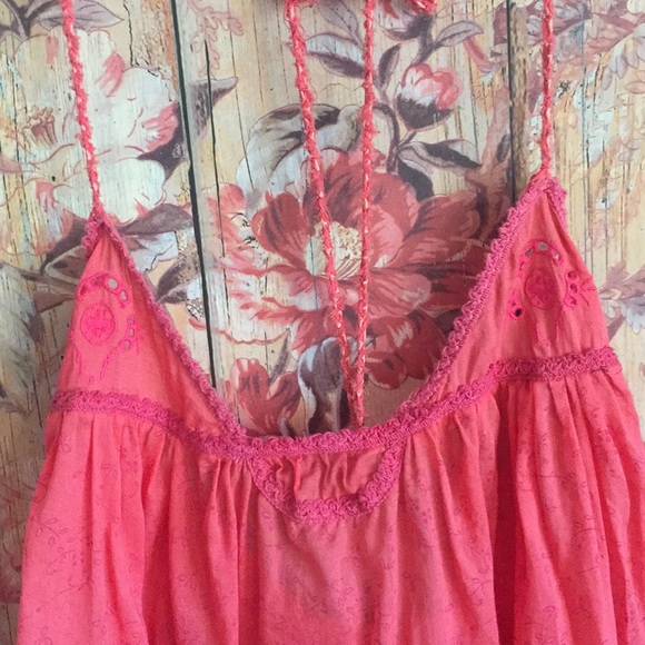 NWT FREE PEOPLE NEW ROMANTICS BRAND BOHO TANK TOP XS - Picture 12 of 13